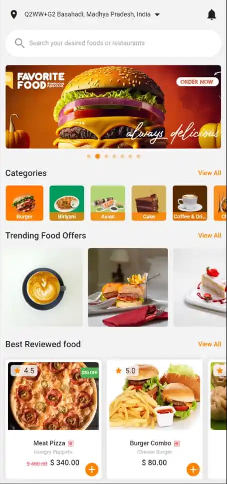 Tio Food App - Tela de Pedidos